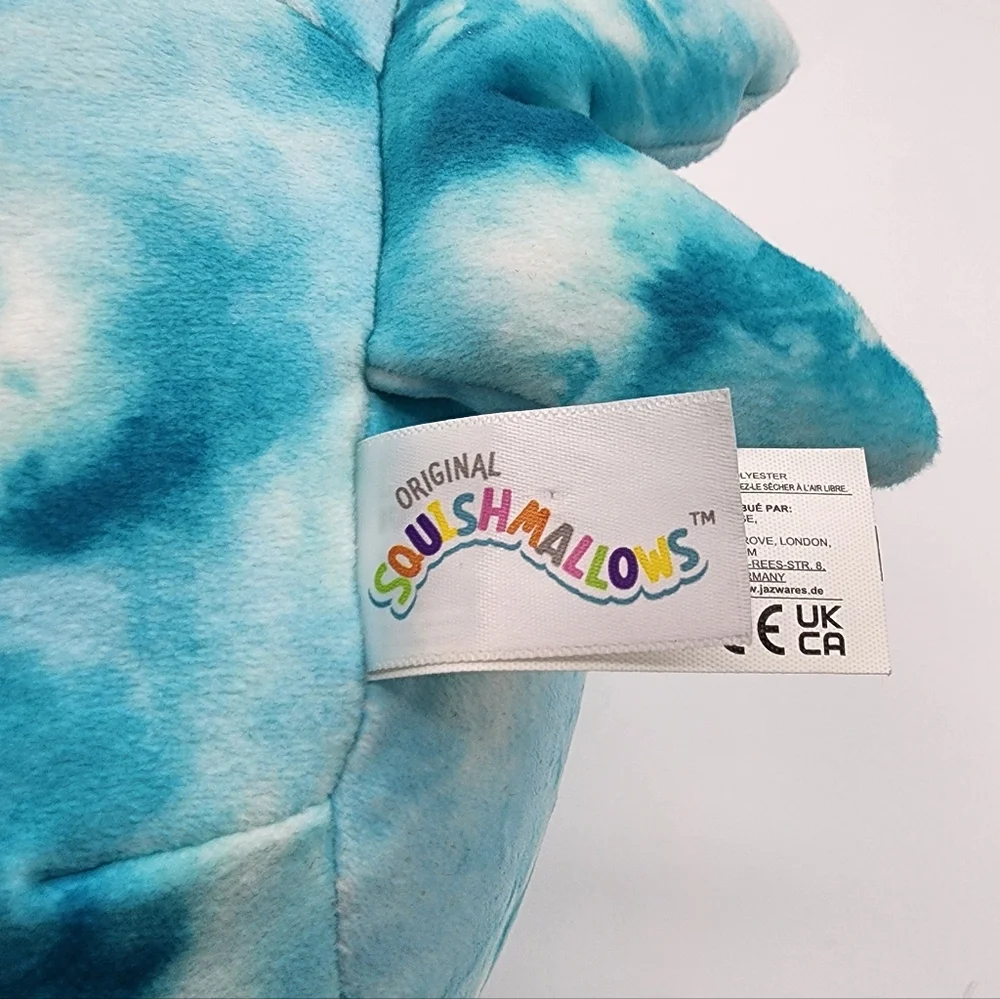 NWT Squishmallows Danika Tie Dye Dolphin 12